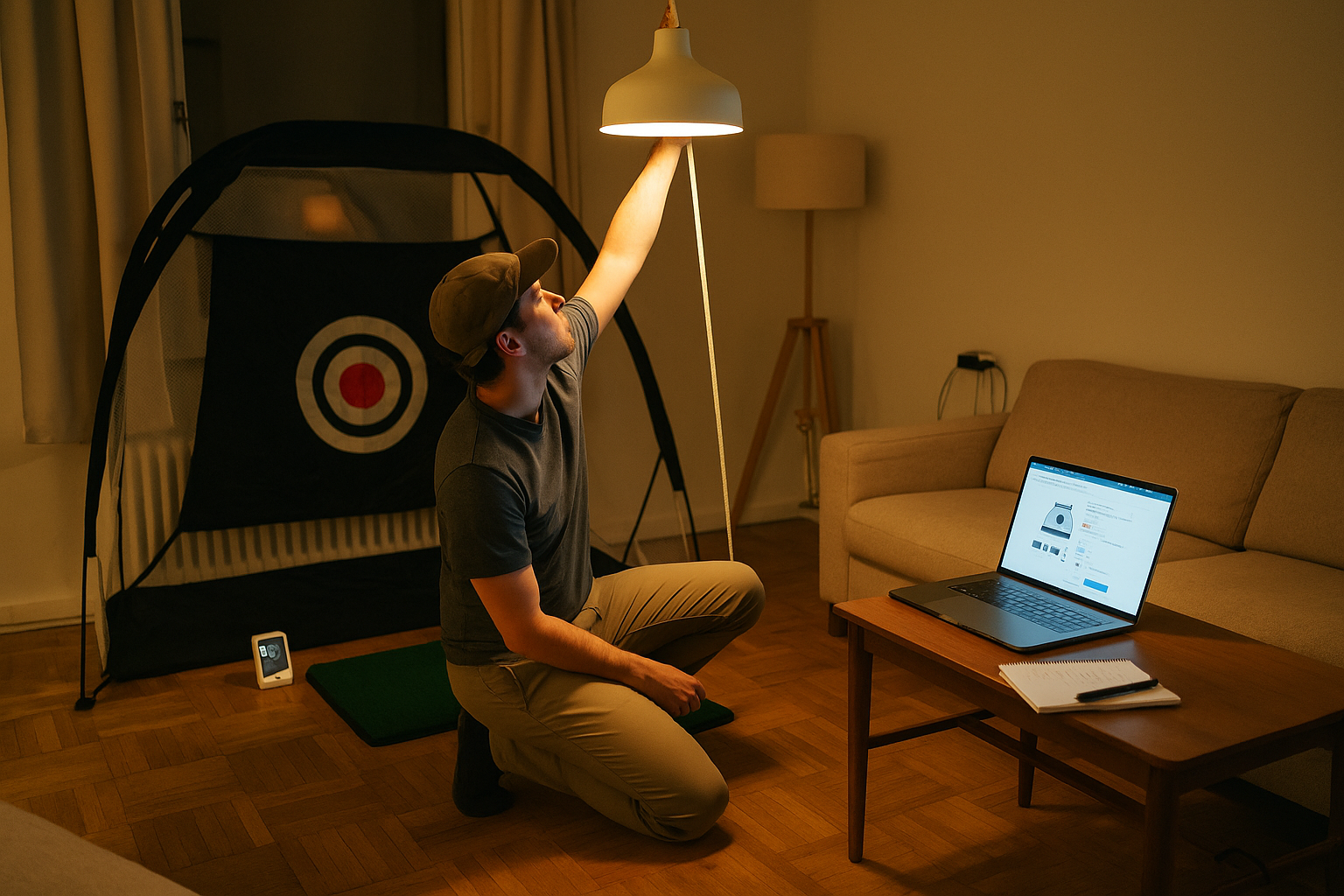 Indoor golf ruimte en budget