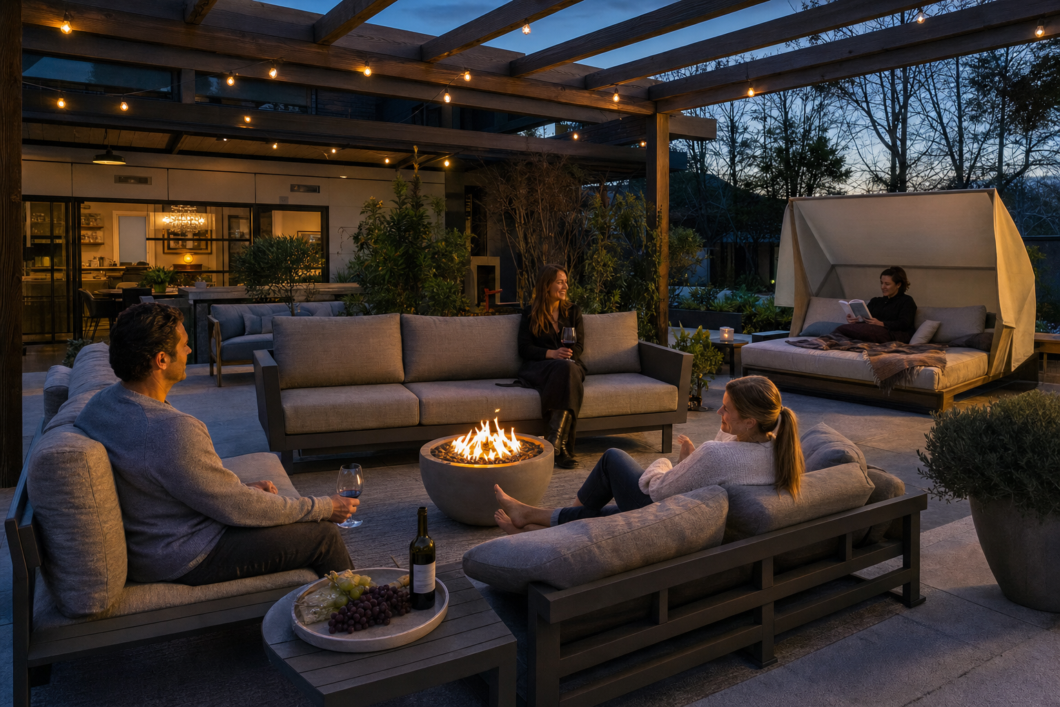 Vergelijking loungebed en loungeset